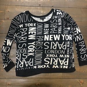 Trendy Graphic Sweatshirt